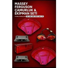 PTP Massey Ferguson 135-148-240-255T-260G-165-176 Yarım Çamurluk ve Plastik Ayak Lambaları Komple Set