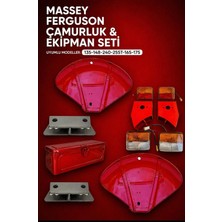 PTP Massey Ferguson 135-148-240-255T-165-175-260G Yarım Çamurluk ve Demir Ayak Lambaları Komple Takım