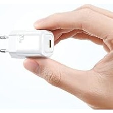 Mabeyn CH-8290 20W Mini Pd Type-C Girişli Şarj Adaptörü, Beyaz