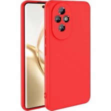 Mabeyn Honor 200 Pro ile Uyumlu Kılıf Içi Kadife Lansman Kapak Kırmızı