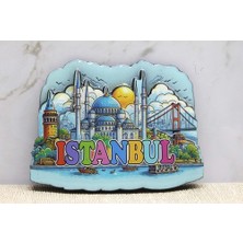 Elwes Ahşap Istanbul Temalı Magnet