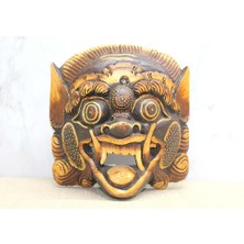 Elwes Ahşap Duvara Asmalı Maske