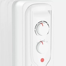 Mabeyn Termostatlı Yağlı Radyatör Isıtıcı 1500W 7 Dilim Yağlı Radyatör Terkerlekli