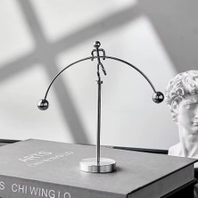 Elwes Halterci Şeklinde Newton Balans Denge Topları Han-24