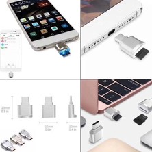 Mabeyn 7744 USB Type C 3.1 To Micro Sd Otg Hafıza Kartı Çevirici Dönüştürücü Adaptör Type-C Girişli Tel Tablet Pc De Kullanılır Type-C Soketine Takılarak Micro Sd/tf Kart Okur Yazar Veri Aktarır