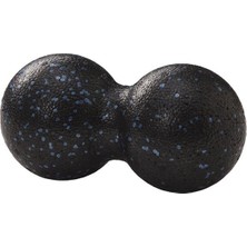 Actifoam Peanut Lacrosse Massage Ball Fıstık Masaj Topu Siyah + Turuncu Orta Sert