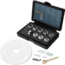 Mabeyn Powertec 71778 Yönlendirici Plakalı Yönlendirici Şablon Kılavuz Seti