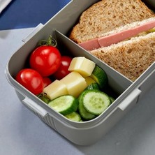 Mabeyn Promosyonca Beslenme Kutusu, 2 Bölmeli Lunch Box, Kaşık ve Çatal Dahil, Bpa Free, Kilitlenebilir Kapak, Çatal Kaşık Bölmeli