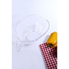 Mabeyn Porselen Diyarı Şeffaf Pratik Mutfak Süzgeci Meyve Sebze Yıkama Süzme Süzgeci