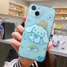 Mabeyn Telefoncuyuzco 15 Uyumlu Desenli Şeffaf Silikon Telefon Kılıfı