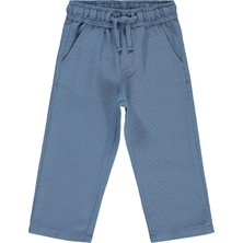 Civil Boys Armürlü Chino Pantolon Mavi 2-5 Yaş Erkek Çocuk Regular Fit Keten Günlük Stil