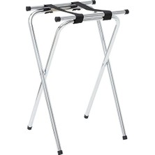 Mabeyn Amerikan Metalcraft Cilalı Krom Deluxe Metal Tepsi Standı