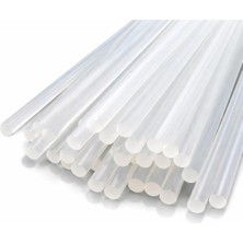 Mabeyn Kalın Mum Silikon Çubuk 11.3 mm x 300 mm | Şeffaf Hot Melt Silikon | Güçlü Yapışma | Profesyonel ve Hobi Kullanımı (15)