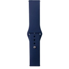 Mabeyn (4921) Midnight Blue Band Serisi 20MM Klasik Kordon Silikon Strap Kayış-Midnight Blue Gt2 42MM ile Uyumlu