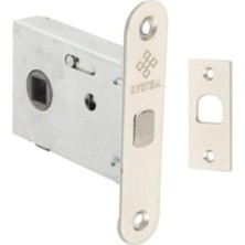 Mabeyn Sürme Kapı Kilidi Entegre Çekme Saplı Tek Ebat LC201LT03 Nb