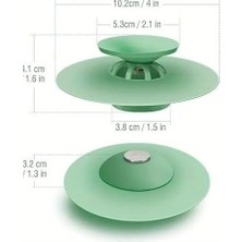 Mabeyn Lavabo ve Küvet Tıkacı (Pembe)