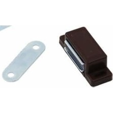 Mabeyn Kahve Renkli Mıknatıslı Sineklik Cıt Cıt Kilidi, 4.5 Cm, 5 Adet