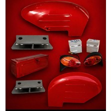 PTP Massey Ferguson 135-148-240-165 Paçalı Çamurluk ve Plastik Lambaları Komple Takım