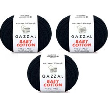 Gazzal Baby Cotton Amigurumi Ipi 50 Gr. 3 Adet 3433