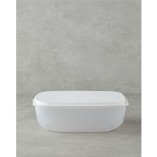 Mabeyn English Home Morgan Plastik Saklama Kabı 30X21,5 cm Beyaz