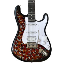 Rock Viper Inferno Art Hss Limited Edition Elektro Gitar