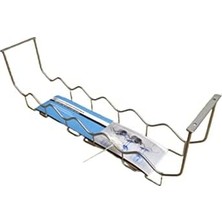 Mabeyn Dolap Altı Şaraplık ve Bardaklık, 54X11X18 Cm, Gümüş