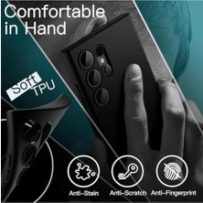 Mabeyn Ggm Giyim & Aksesuar Galaxy S25 Ultra ile Uyumlu First Silikon Kılıf Ince Yapılı Tam Koruma Sağlayan Kamera Korumalı Kılıf (Siyah)