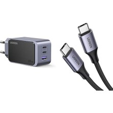 Mabeyn Profesyonel Şarj Seti: 65W Gan Adaptör ve 240W Pd 3.1 Usb-C Kablo