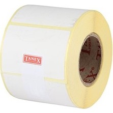 Tanex Barkod Etiketi Termal Eco 60X30 Mm 40 Mm Çap 1000 Li 1 Li (4 Lü Paket)