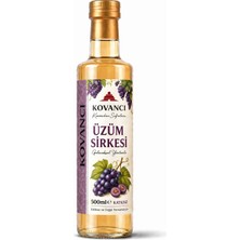 Kovancı Gıda Kovancı Üzüm Sirkesi 500 ml %100 Doğal Fermente Katkısız Geleneksel Sirke