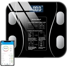 Mabeyn Dijital Bluetooth Baskül Vücut Analiz Cihazı Siyah, CAN.BB.021