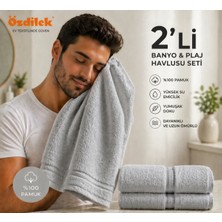 Özdilek Belda Plaj Havlusu 70X140 cm %100 Pamuk – Büyük Boy Yumuşak Havlu | Yüksek Emici & Hızlı Kuruyan Deniz, Plaj, Havuz Havlusu