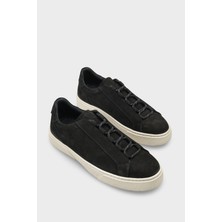 Capone Outfitters Efram Hakiki Deri Nubuk Gizli Bağcıklı Erkek Günlük Şık Spor Ayakkabı Sneaker