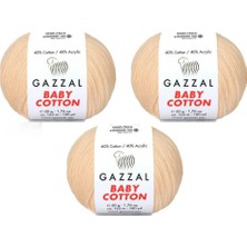 Gazzal Baby Cotton Amigurumi Ipi 50 Gr. 3 Adet 3469