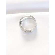 Sinerji Shop Kalın Silver Renk Ayarlanabilir Yüzük TJ-BYK3102