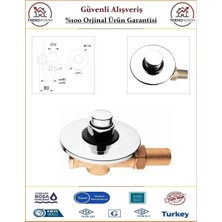 Bms Zaman Ayarlı Sıva Altı Bas 3/4 - Orjinal Ürün - %100 Prinç
