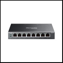 Omada ES208GP, 8 Port, Gigabit Poe+, 64W, Yönetilebilir, Metal Kasa Switch