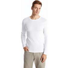 Lc Waikiki Yeni Sezon Bisiklet Yaka Uzun Kollu Penye Erkek Tişört