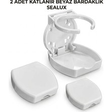 Sealux Katlanır Bardaklık Beyaz 2 Adet