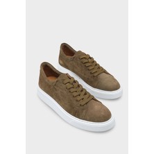Capone Outfitters Chaim Hakiki Deri Erkek Günlük Şık Spor Ayakkabı Sneaker