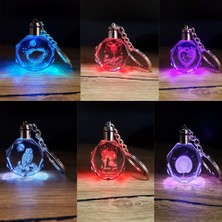 Hediye Bahçesi Karışık Modellerde Kristal Işıklı Anahtarlık