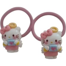 Famemus Accessory Hello Kitty Figürlü Lastik Toka