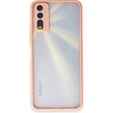 Hayat Store Vivo Y11S Kılıf Montreal Silikon Kapak - Pembe