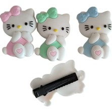 Famemus Accessory Hello Kitty Figürlü Sevimli Saç Tokası – 1 Adet Gönderim (10493)( Renk Seçimi Için Mesaj Atınız)
