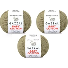 Gazzal Baby Cotton Amigurumi Ipi 50 Gr. 3 Adet 3464
