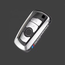 İdeal Aksesuar Bmw Anahtarlık Parlak Gümüş Şık Tasarım Kumanda Kabı Bmw Keychain, Shiny Silver, Stylish Design Remote Control Case