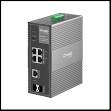 Omada IES206GPP Industrial, 6 Port Gigabit, 1port Poe++, 3 Port Poe+, 1 Port Gigabit Combo Sfp, 120W, Yönetilebilir, Endüstriyel Switch