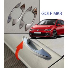 GCP German Car Parts Golf8 Krom Kapı Kolu Kaplaması - Golfmk8 Modifiye Krom Aksesaur