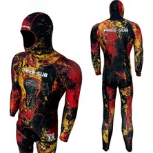 Free-Sub 5mm Assos Red Yamamoto Avcı Serbest Dalış Elbisesi