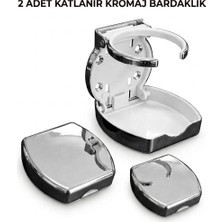 Sealux Katlanır Bardaklık Kromaj 2 Adet